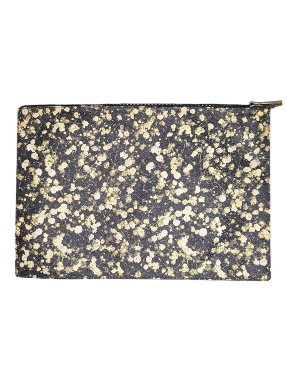 Givenchy Gypsophila Floral Black & White Pouch Clutch - Picture 3 of 8